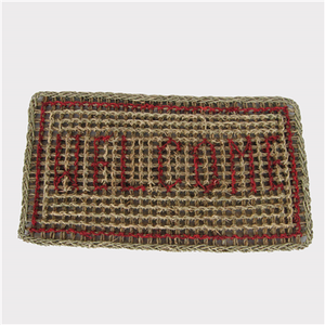 Bienvenue dans notre usine directe en gros de tapis de porte d'intérieur Coussin Budget Seagrass Artisanat Fabriqué au Vietnam - Product Image 1