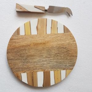 Recién llegado, tabla de cortar para quesos, plato de desayuno, pizarra para picar para decorar la mesa y utensilios de cocina para fiesta de cumpleaños usados - Product Image 4