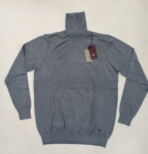 Envío cancelado: Suéteres de cuello alto de manga larga para hombre, ajustados, elásticos, informales, con etiquetas de marca, stock de Bangladés. - Product Image 1