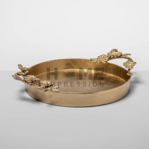 Decoración de mesa de diseño maravilloso, cuenco para servir frutas, cuenco de Metal pesado fundido de aluminio Coral para accesorios de Hotel en casa - Product Image 5