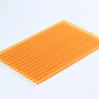 2mm 4mm Impact Resistance Customizable Colorful polycarbonate Hollow Sheet For Roofing And Greenhouse