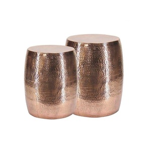 โต๊ะโลหะแบบกำหนดเอง,โต๊ะกาแฟโลหะตกแต่งห้องทรงรีสไตล์คลาสสิกงานทำมือ - Product Image 6