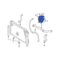 Purc — réservoir d'eau de refroidissement, pièces pour voiture, Ford Escape Mariner, en Stock, 120, FO3014103,, AJ0315350H