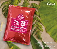 Boba — gobelet à bulles instantanées, ml, avec sachet de poudre de thé au lait et aux fraises, emballage