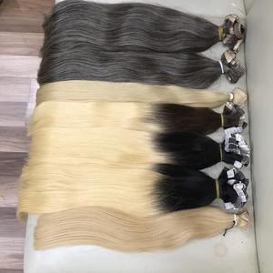 Cinta de color liso para extensiones de cabello humano, venta al por mayor - Product Image 3