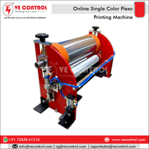 Máquina de impresión de bolsas de plástico semiautomática, máquina de impresión en línea y en línea, 1 Color, un año de garantía - Product Image 2