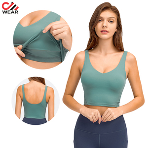 En gros Nouveau design Personnalisé Logo sur Bretelles amovible privé étiquette femmes yoga sport soutien-gorge Offre Spéciale produits - Product Image 4