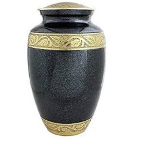 Urnes funéraires en laiton de haute qualité avec un design magnifique, multicolores et finition dorée - Product Image 4