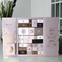 Home Office Decoratie Aangepaste Luxe Kleuren Chocolade Grote Custom Logo Advent Kalender Verpakking