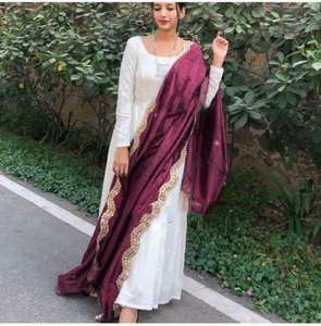 Salwar Suit Anarkali Kameez, robe indienne pakistanaise de créateur, tenue de soirée - Product Image 4