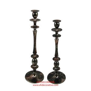 Candelabro de luz T hecho a mano con precio al por mayor, soporte de Pilar, fundición de Metal chapado en oro para decoración de boda, regalos de navidad - Product Image 3