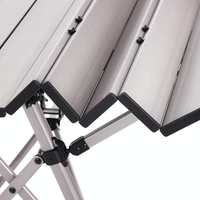 Table de pique-nique pliable portable en aluminium léger Onwaysports pour le camping