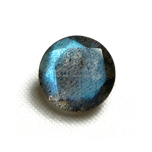 Labradorite bleue feu, forme ronde, taille facetée, tailles 10 mm, 11 mm, 12 mm, 13 mm, 14 mm, fabrication de bijoux DIY, vente en gros, labradorite naturelle - Product Image 1