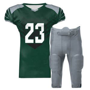 Uniformes de fútbol americano de diseño personalizado para hombres | Tela transpirable | Talla grande | Última impresión por sublimación - Product Image 1