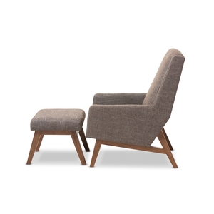 Chaises scandinaves capitonnées durables de style mid-century pour le salon et la chambre à coucher - Product Image 1