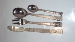 Juego de cubiertos reutilizables de lujo con Logo, acero inoxidable 304, espacio personalizado, regalos de fiesta de negocios clásicos, venta al por mayor - Product Image 3