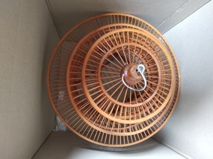 Jaula de bambú vietnamita para pájaros, jaula ecológica para loros, precio de choque de aves - Product Image 6
