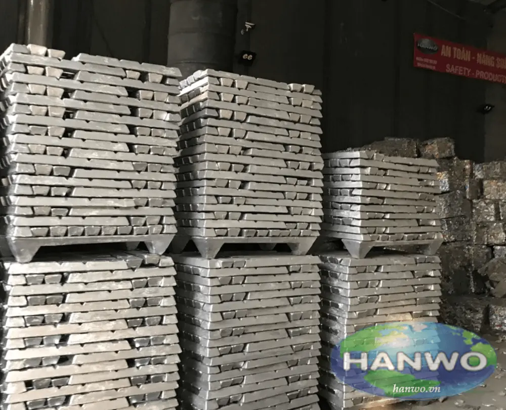Diskon Besar Ingot Aluminium 91% Hingga 98% Kemurnian Di Perusahaan Hanwo dari Vietnam