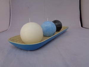 Rainbow <b>Paraffin</b> Pillar Candle in Glass Jar for Home Decor - Product Image 4