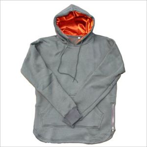 Sweat à capuche unisexe personnalisé pour l'hiver, 100% coton polaire, imperméable, respirant, coupe classique, doublure en satin, impression en relief, poche - Product Image 1