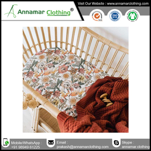 100% Cotton <b>Bassinet</b> Sheet Organic - Product Image 2