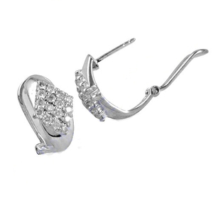 Sensational Beautiful CZ <b>Earring</b> Cubic Zircon Solid Sterling Studs Compact 925 Silver <b>Earring</b> Jewellery Gift for Women - Product Image 2