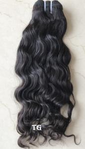 100% extensions de cheveux indiens bouclés alignés sur des cuticules cambodgiennes brutes Double trame à la machine vendeur en gros pour des paquets de donneurs uniques - Product Image 4