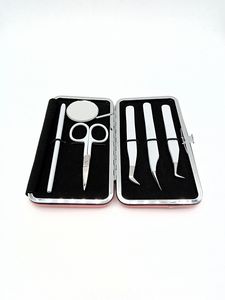 อุปกรณ์เสริมความงามแหนบต่อขนตาสแตนเลสกระจกเคลือบผงสีขาวสไตล์ที่แตกต่างกัน - Product Image 2