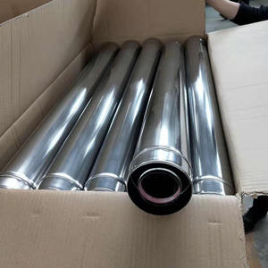 Extension de tuyau d'évacuation en acier inoxydable pour chauffe-eau sans réservoir à gaz naturel à évacuation directe - Product Image 1