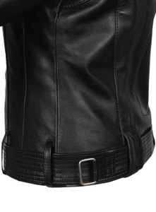 Chaqueta informal de cuero con cremallera para hombre, chaqueta a la moda, en todos los colores - Product Image 3