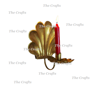 Bougeoir décoratif au design attrayant en métal doré et poli à prix abordable - Product Image 6