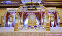 Magnifique tente de mariage indienne de style marocain Mandap - Chapiteau de mariage extérieur durable, taille et couleur personnalisables, construction en métal et tissu, Royaume-Uni
