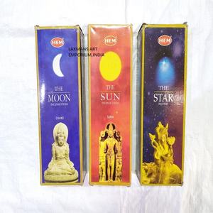 Venta caliente Popular Fragancia Hem Marca Mix Aromas Varillas de incienso perfumadas Paquete hexagonal Venta al por mayor de La India - Product Image 1