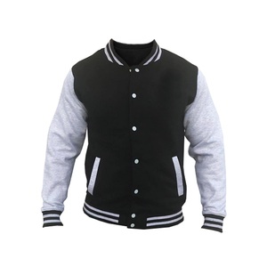 Veste Varsity Letterman personnalisée pour hommes Patch de nom personnalisé Style de bloc de couleur en option avec fermeture à bouton-pression classique - Product Image 5