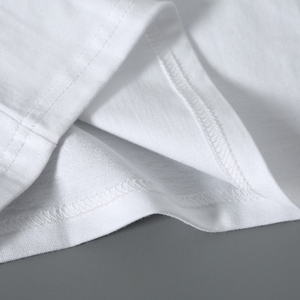 Wholesale Price Custom DTG silk screen Print men's T-<b>Shirts</b> Solid Color Long Casual Wear T-<b>Shirts</b> hot selling product - Product Image 4