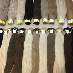 Cheveux brillants de haute qualité, 2 pièces, couleur européenne, blond foncé cendré, cheveux slavique brun clair - Product Image 1