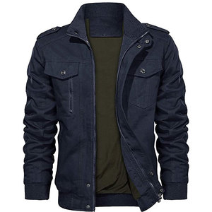 Leather Coats Loose Multifunction <b>Sunscreen</b> Casual Bomber Jacket Men - Product Image 2