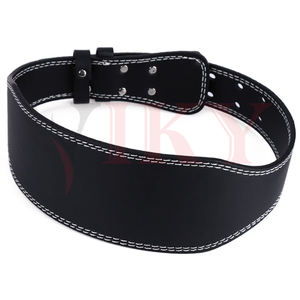 Custom All Leather Stable Lower <b>Back</b> <b>Support</b> Gym Weight Lifting <b>Belt</b> - Product Image 3
