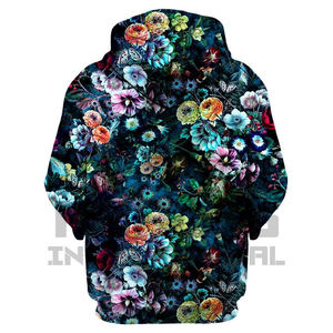 Sudadera con capucha de sublimación personalizada al por mayor ropa 100% algodón sudaderas con capucha para hombre conjunto de Sudadera con capucha de sublimación para hombre de talla grande - Product Image 2