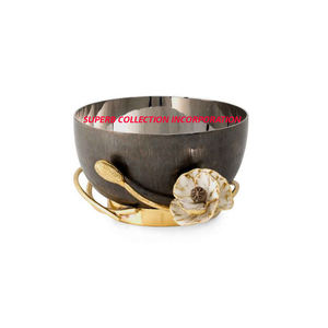 Plata de Metal de lujo decorativo cuencos con oro latón hoja de soporte de venta y de alta calidad - Product Image 2