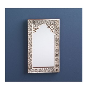Espejo de pared con incrustaciones de hueso, moderno, cuadrado, gran oferta, soporte de marco de precio al por mayor - Product Image 6