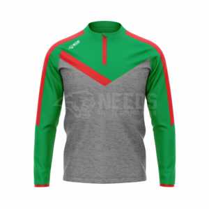 Haut de sport unisexe personnalisable GAA à demi-zip de qualité supérieure, 100 % polyester brossé 270 g/m², couleur et logo personnalisables - Product Image 4