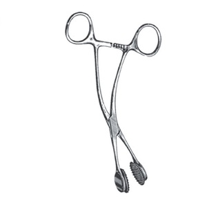 Young Tongue Forceps With Rubber Pads - Product Image 3