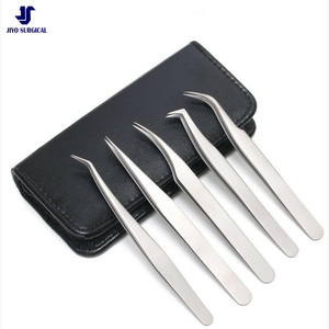 Venta al por mayor Super Sólido 11cm 14cm Fuente de alimentación manual Pinzas para extensión de pestañas Etiqueta privada Base de instrumentos quirúrgicos - Product Image 6