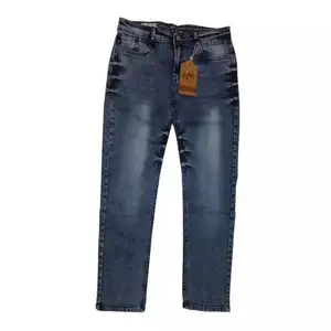 Jean Denim bleu pour homme, pantalon droit en Denim, coupe cintrée, fabriqué au Bangladesh, lennox, mode BD, été