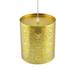 Lámpara de techo colgante hecha a mano, marroquí, acabado dorado antiguo y negro, personalizada disponible - Product Image 3