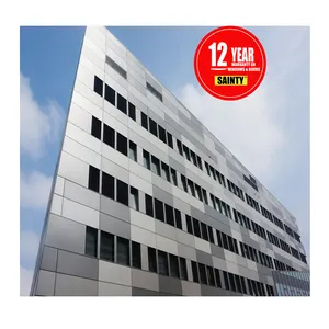 15 years factory customized building facade aluminum cladding curtain wall