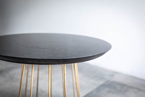 Round Brass <b>Marble</b> <b>Table</b> Handmade Made in India Commercial Buyers Usage Hotel Office Room New Designs Customize Size 2022 Modern - Product Image 3