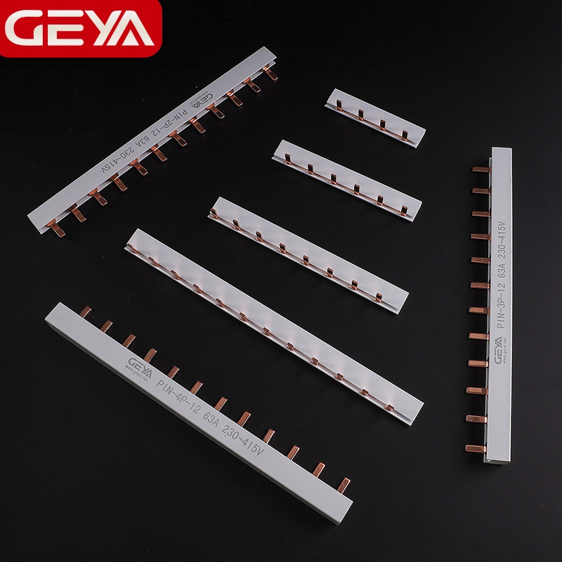 GEYA PIN-1P-8 63A 230-415V красная медная бусина для Распределительная коробка автомат защити цепи PIN типа переменного тока выключатель соединитель шинопровода соединение