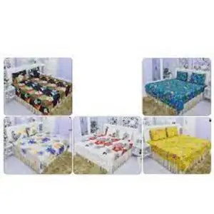 उच्च परिशुद्धता गुणवत्ता बिस्तर शीट लक्जरी Jacquard काटा कपास Duvet कवर बिस्तर सेट | भारत मुद्रित जयपुर कपास Bedsheet